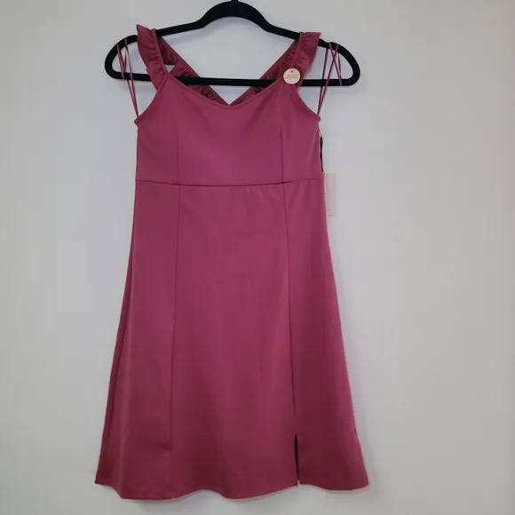 🆕 Sincerely Jules Golf &amp; Tennis Dress Lined‎ Shorts, Skort - Pink, Size XS