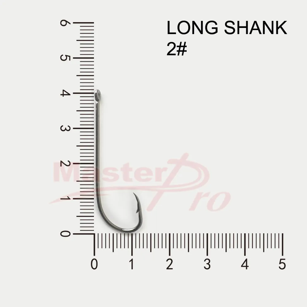 100X Long Shank Hooks Size 2# BLN Fishing Tackle