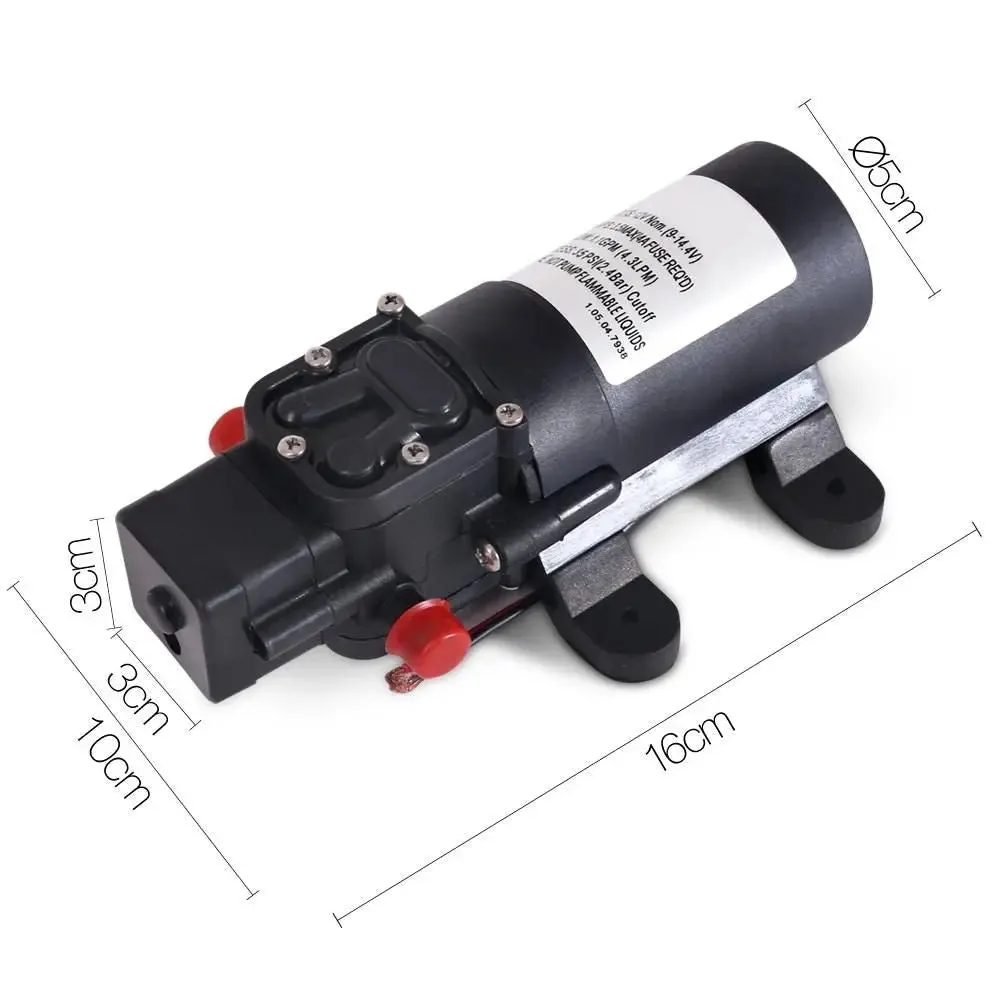 12v Pressure Pump  for Shower 4.3 Litre 35 Psi