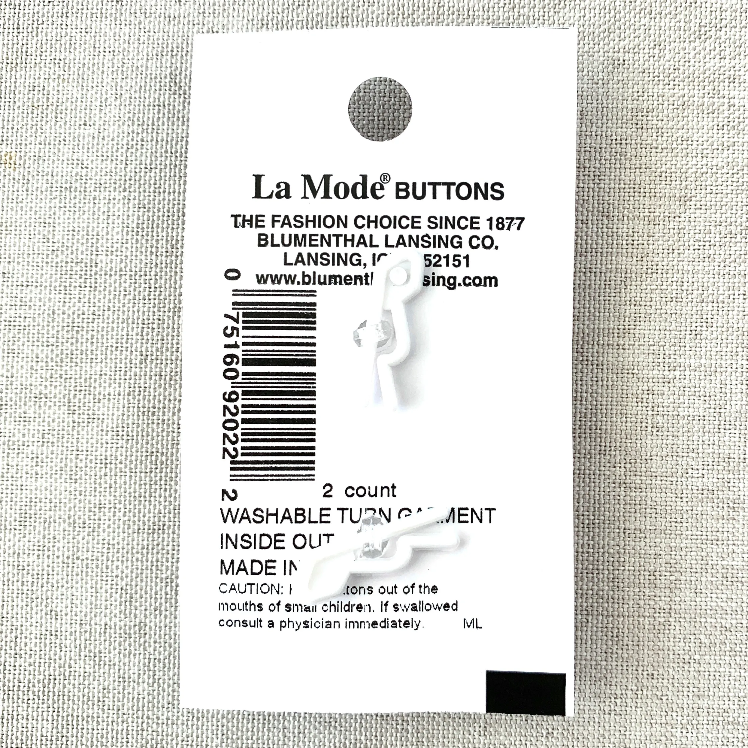 1461 Soccer Ball - La Mode - 1 Hole - Shank - Assorted Sizes