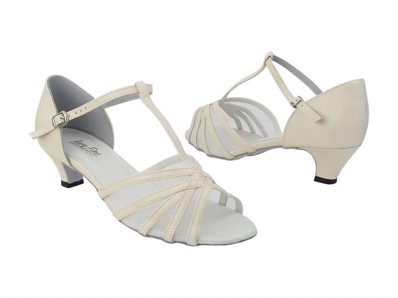 16612 Creamy White Leather_White Mesh