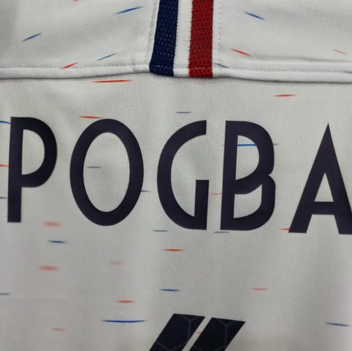 2018 Men France Jersey Away #6 Pogba Jersey World Cup Jersey Fanatics