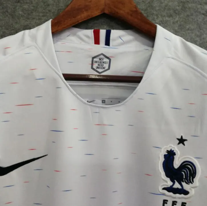 2018 Men France Jersey Away #6 Pogba Jersey World Cup Jersey Fanatics