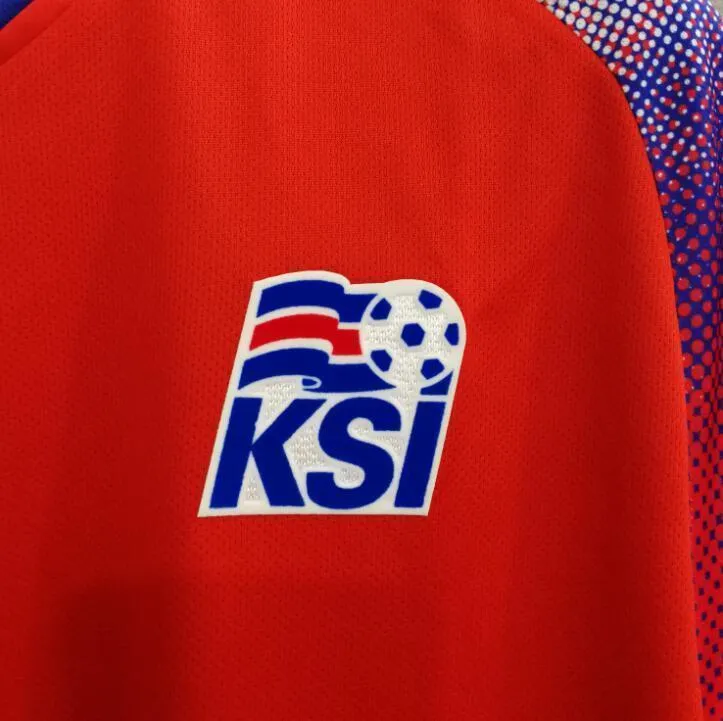 2018 Men Iceland Jersey Goalkeeper Soccer World Cup Jersey Fanatics
