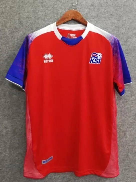 2018 Men Iceland Jersey Goalkeeper Soccer World Cup Jersey Fanatics