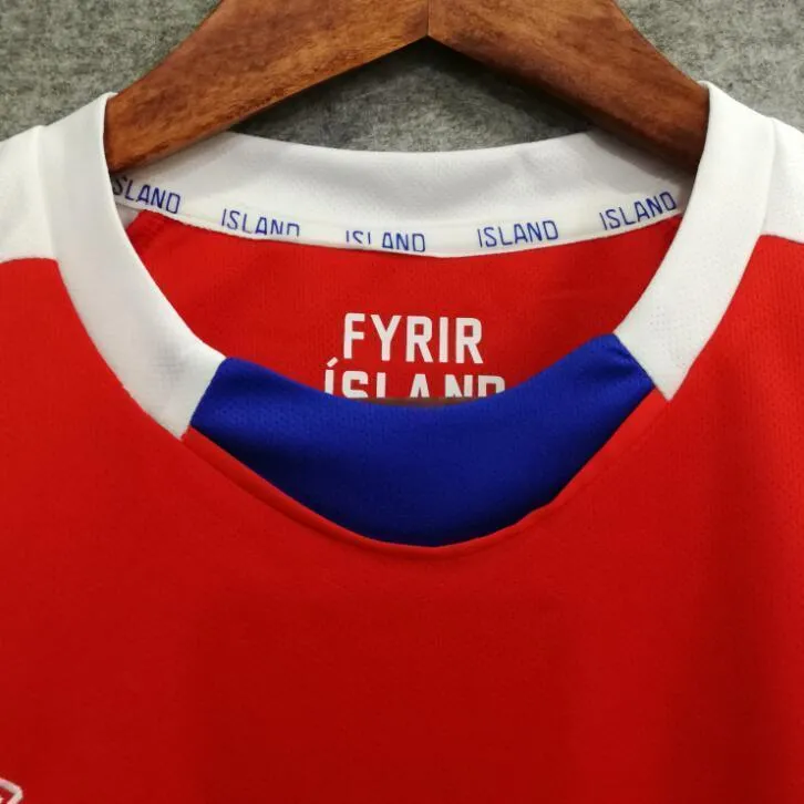 2018 Men Iceland Jersey Goalkeeper Soccer World Cup Jersey Fanatics