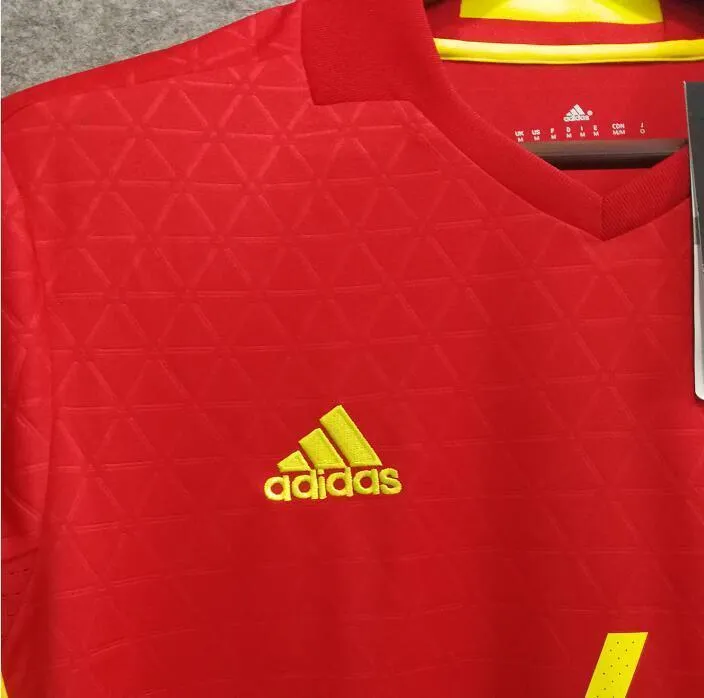 2018 Men Spain Jersey Home Asensio Jersey Soccer World Cup Jersey Fanatics