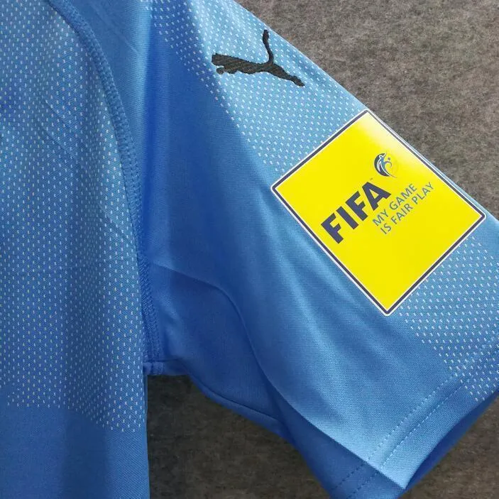 2018 Men Uruguay Jersey Stadium Home Soccer Jersey World Cup Jersey Fanatics