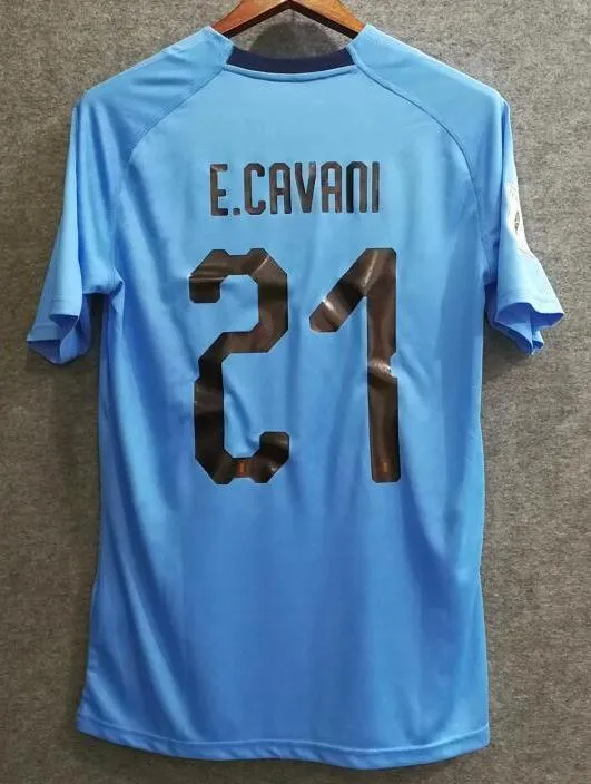 2018 Men Uruguay Jersey Stadium Home Soccer Jersey World Cup Jersey Fanatics
