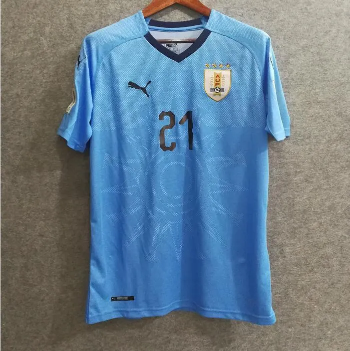 2018 Men Uruguay Jersey Stadium Home Soccer Jersey World Cup Jersey Fanatics