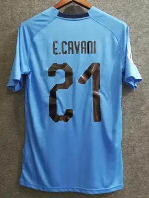 2018 Men Uruguay Jersey Stadium Home Soccer Jersey World Cup Jersey Fanatics