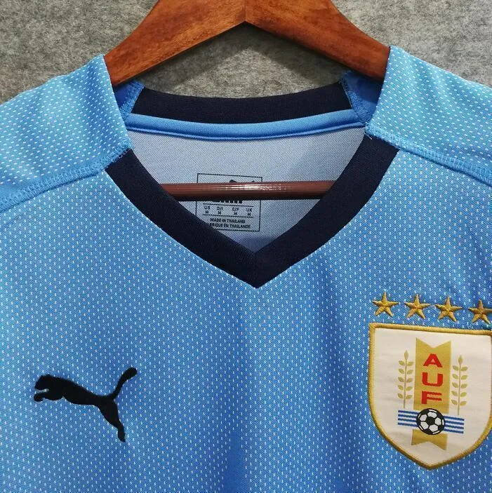 2018 Men Uruguay Jersey Stadium Home Soccer Jersey World Cup Jersey Fanatics
