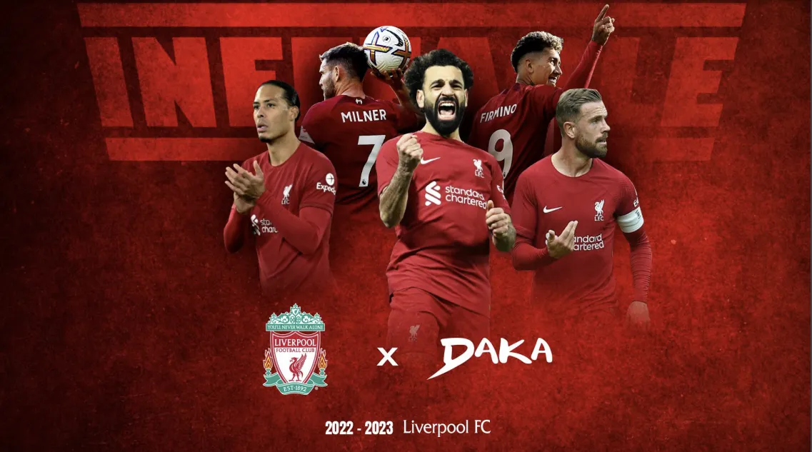2022-23 Daka LIVERPOOL Ineffable FOOTBALL CLUB TRADING CARD