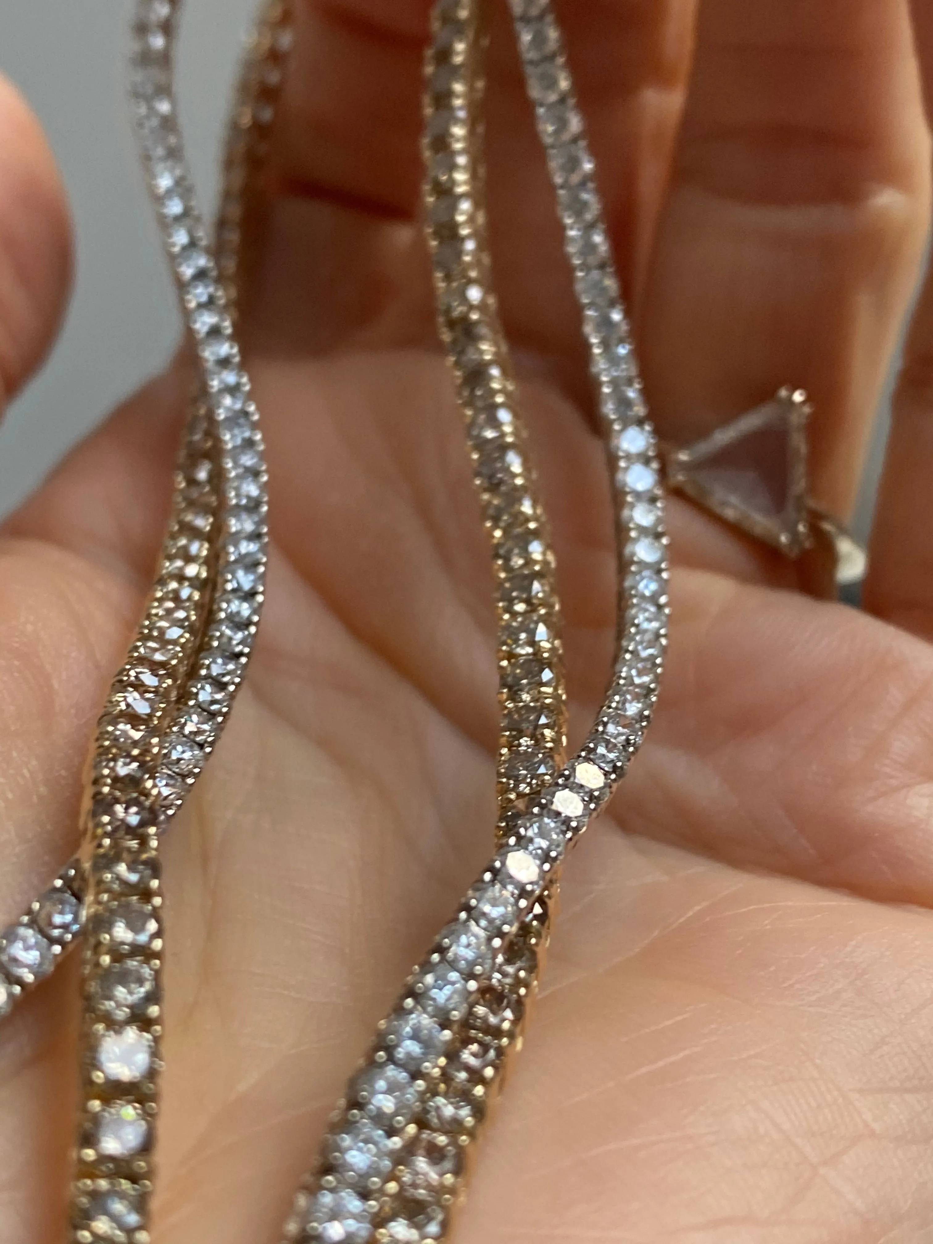 2.9mm White Diamond Tennis Bracelet