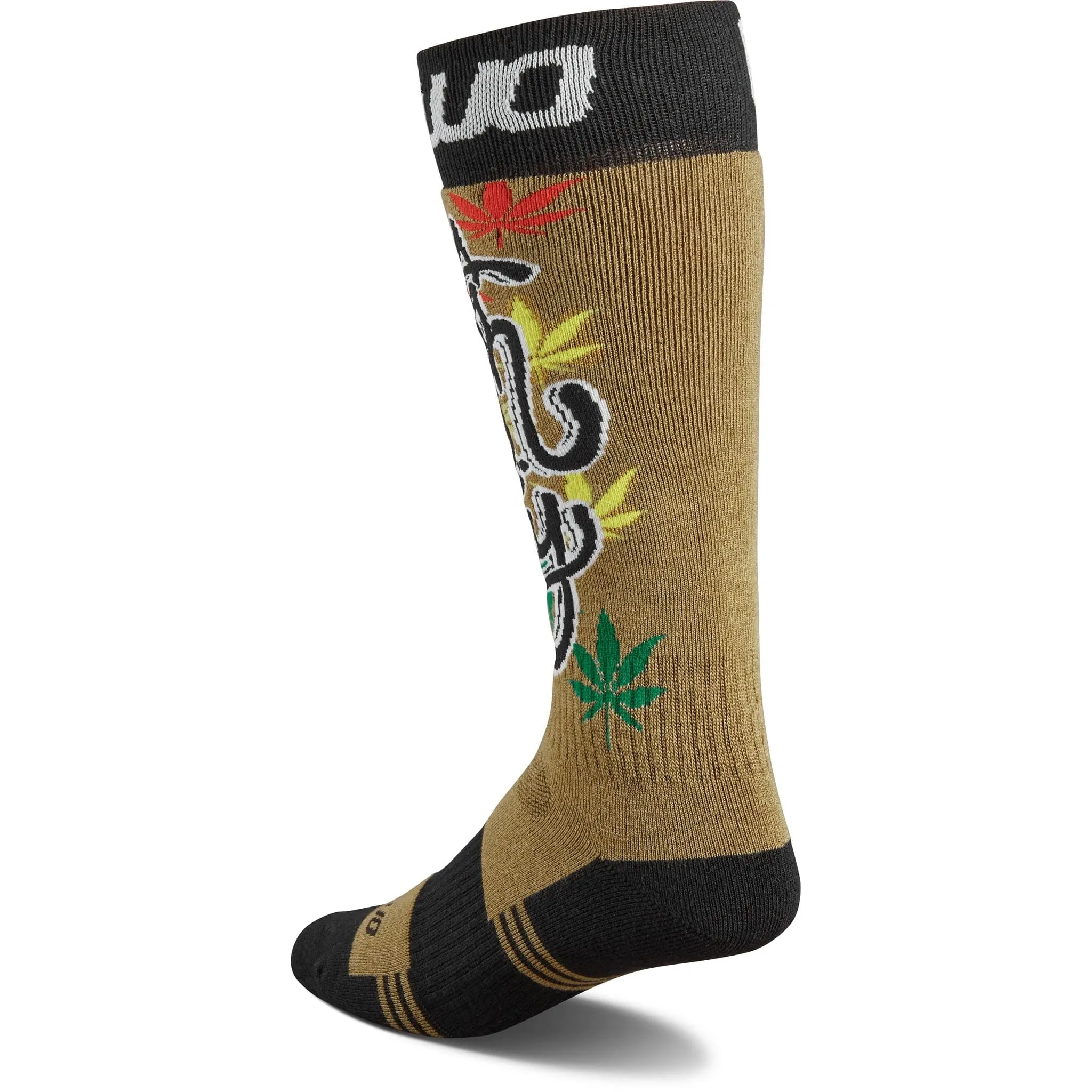 32 Double Sock Black Tan