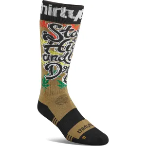 32 Double Sock Black Tan