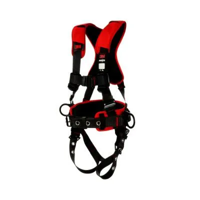 3M™ Protecta® Construction Style Positioning Harness, Standard, D-Rings, Leg Buckles, 2X-Large, Pass-Through Chest Connection, 1161311