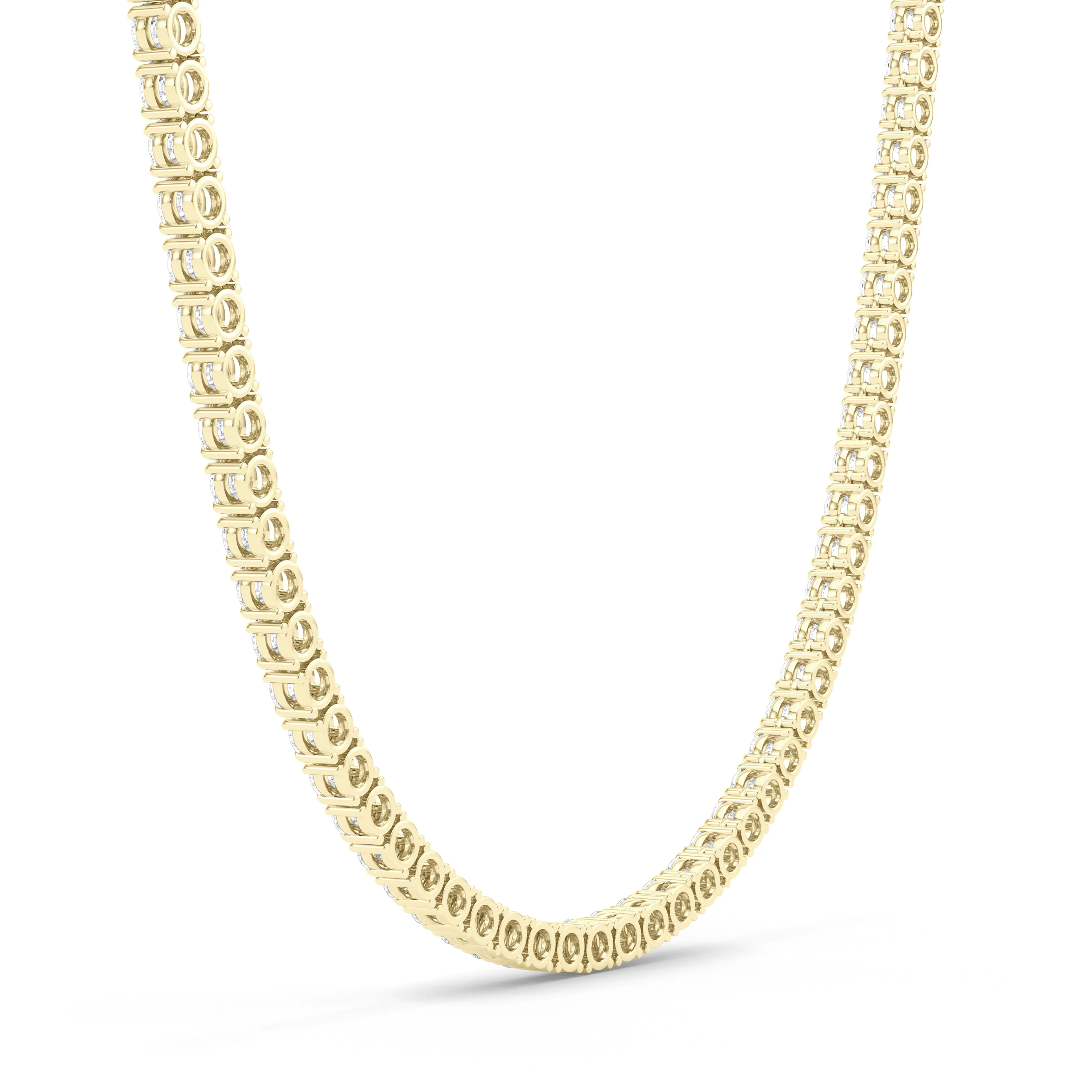 4 Prong Diamond Tennis Necklace