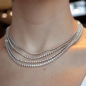 4.00ctw Diamond Tennis Necklace