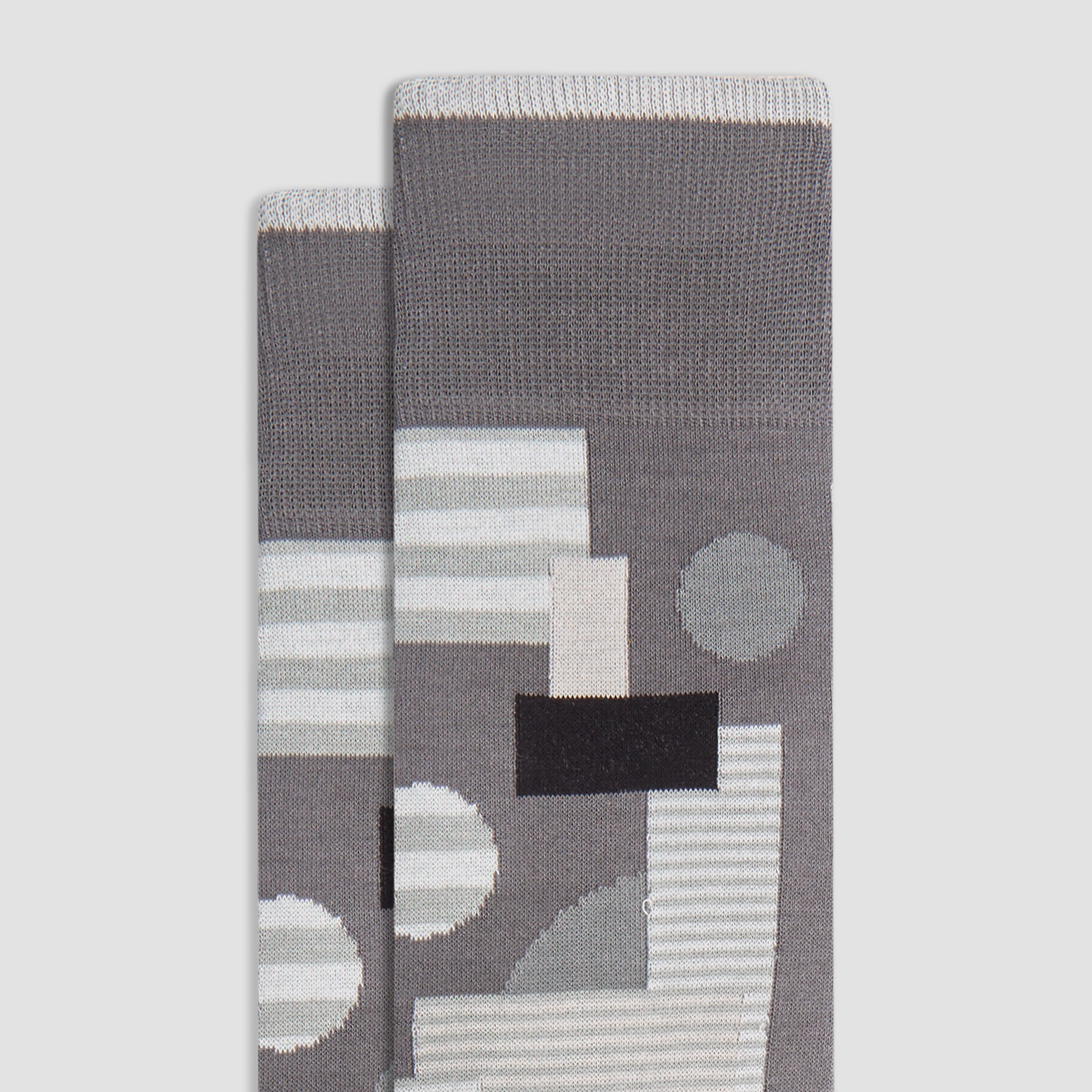 Abstract Mid-Calf Socks