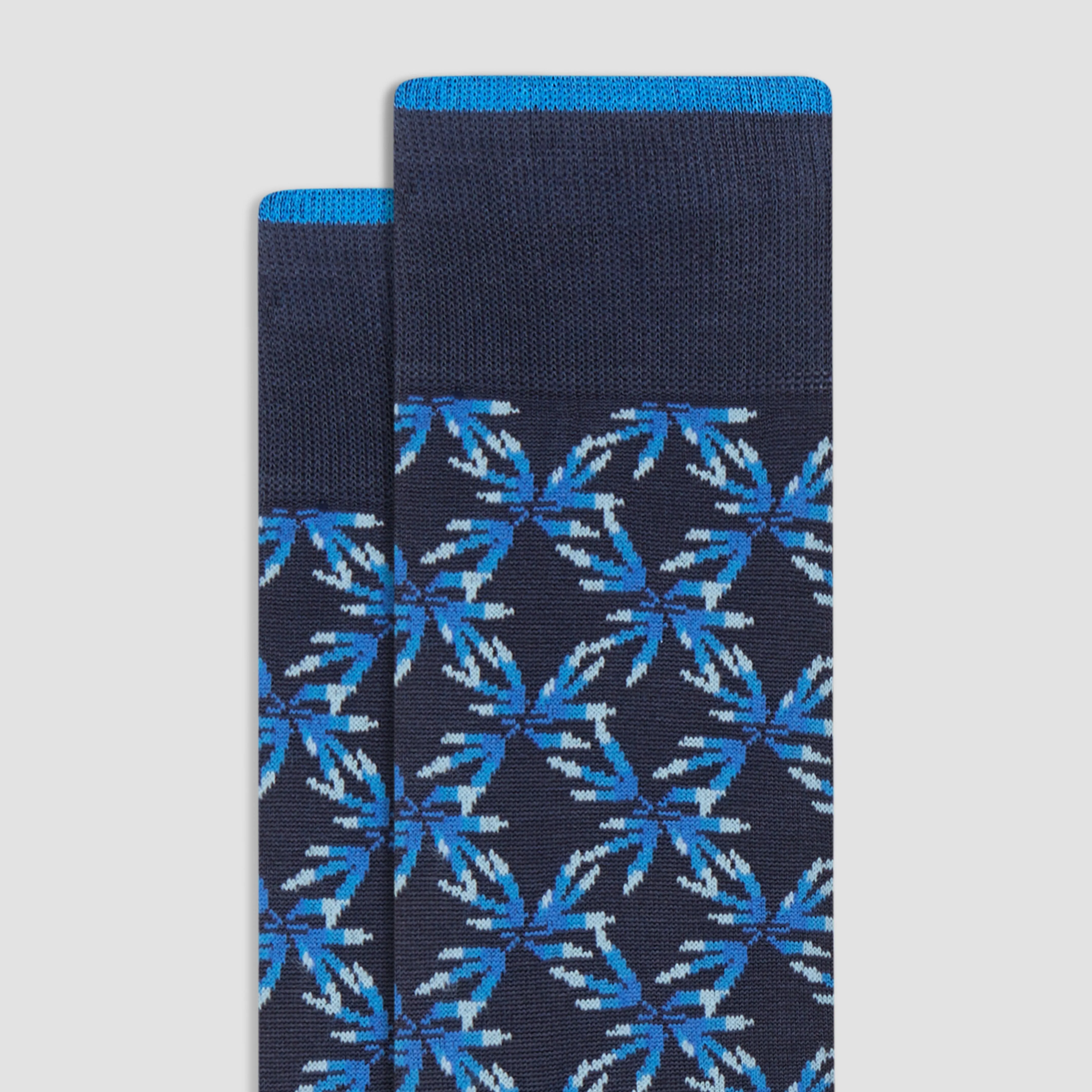 Abstract Mid-Calf Socks