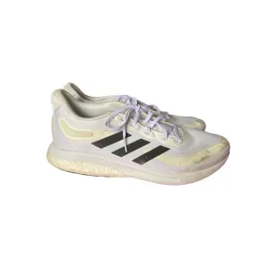 Adidas supernova men’s white and black running shoes size 11.5.