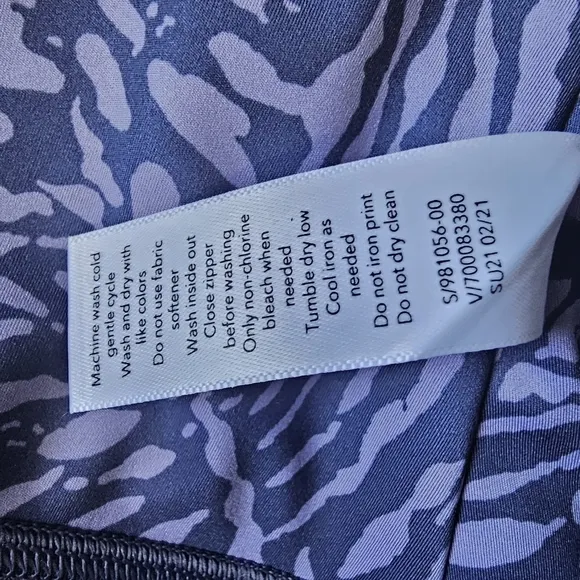 Athleta NWT Ace Printed Tennis Pickleball Skort 13.5&quot; spf 50 womens plus size 1x