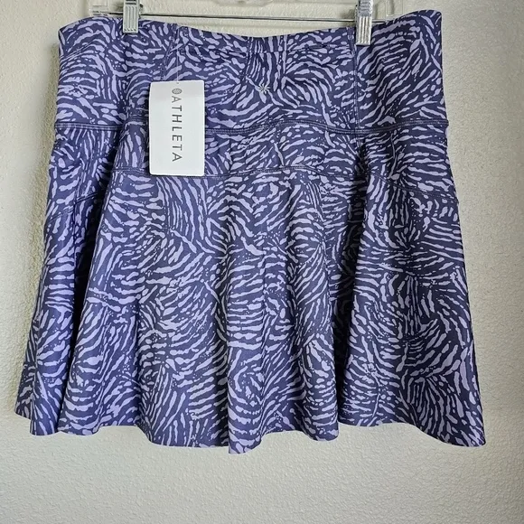 Athleta NWT Ace Printed Tennis Pickleball Skort 13.5&quot; spf 50 womens plus size 1x