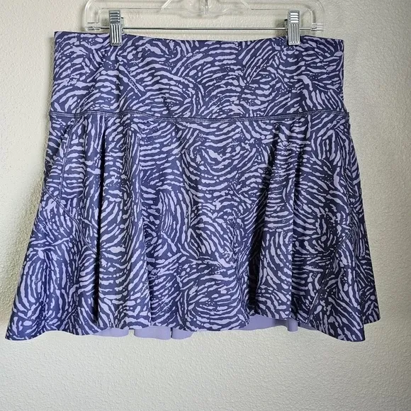Athleta NWT Ace Printed Tennis Pickleball Skort 13.5&quot; spf 50 womens plus size 1x