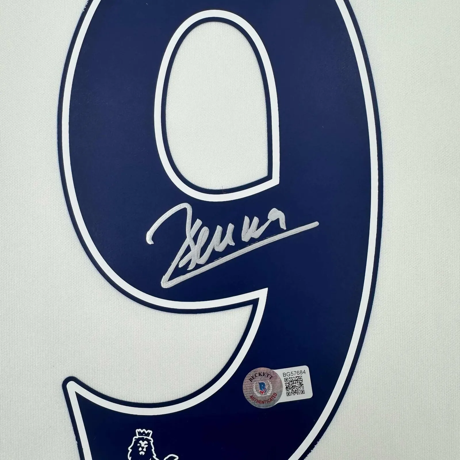Autographed/Signed Dimitar Berbatov Real Madrid White Soccer Jersey Beckett COA