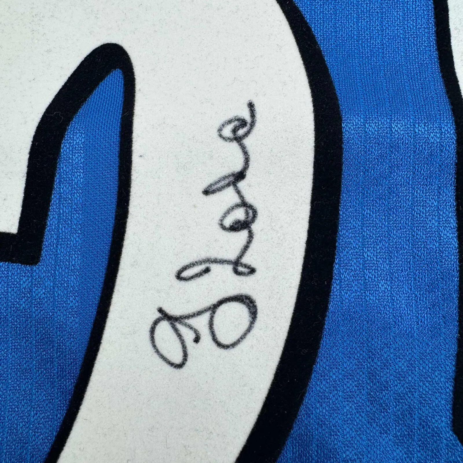 Autographed/Signed Gianfranco Zola Chelsea FC Blue Soccer Jersey Beckett BAS COA