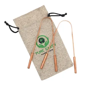 Ayurvedic Copper Tongue Cleaner - Twin pack