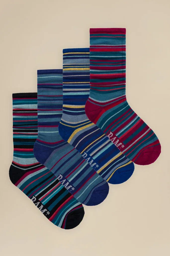 Bamboo Socks Haytor by BAM (4 Pairs) Size 12-14