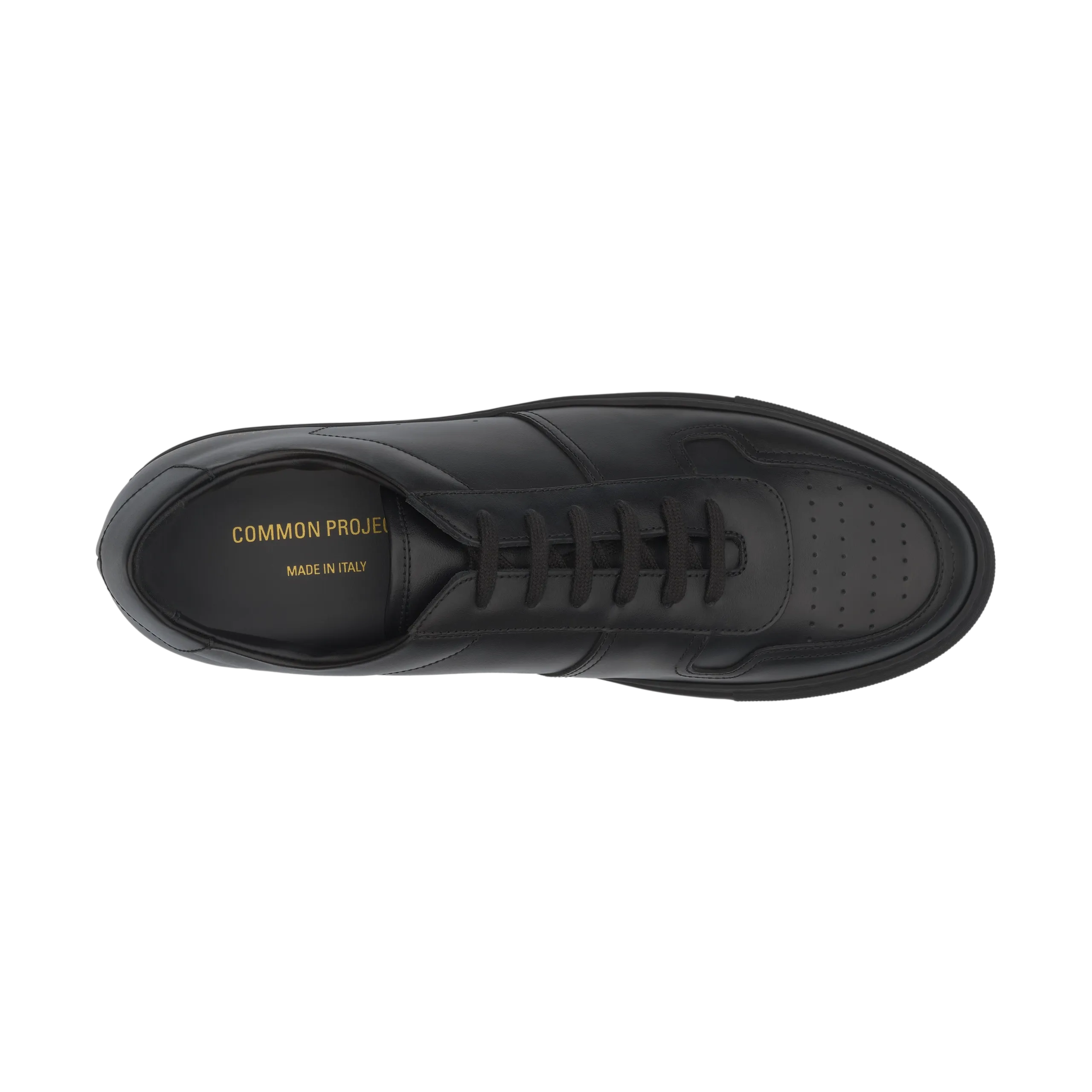 Bball Nappa Leather Sneaker in Black