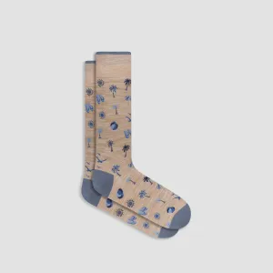 Beach Vibe Mid-Calf Socks
