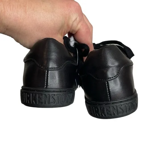 Birkenstock Porto Kids Natural Leather Shoes Black EU 29 US 11-11.5 New
