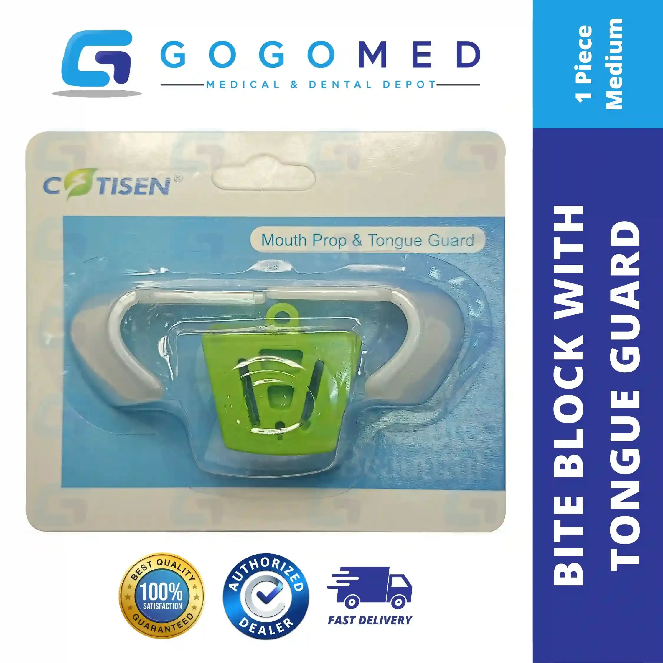 Bite Block with Tongue Guard Autoclavable