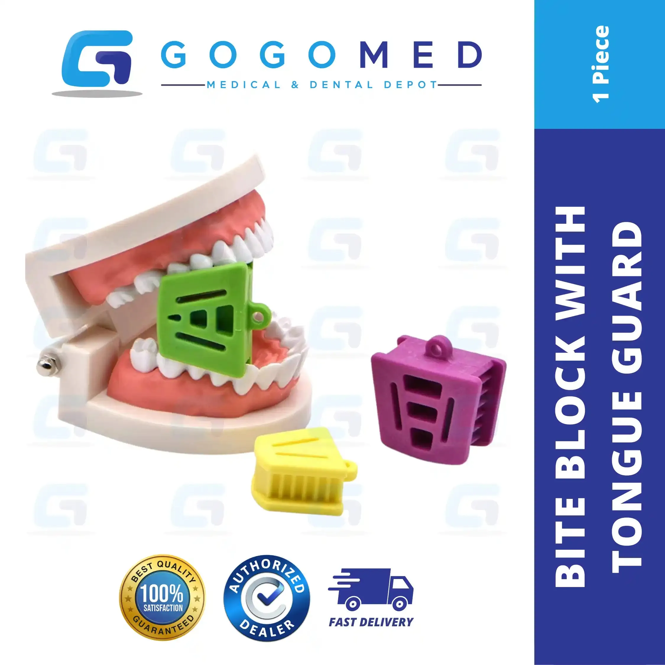 Bite Block with Tongue Guard Autoclavable