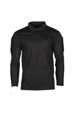 Bluza Polo Quick Dry Black