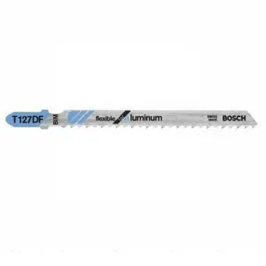 Bosch T127DF 4" 8-TPI Jig Saw Blades Flexible for Aluminum T-Shank 5 Piece 4" 8 TPI