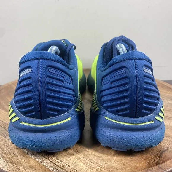 Brooks Adrenaline GTS22 Nightlife Titan Mens Neon Green Size 11.5 Running Shoes