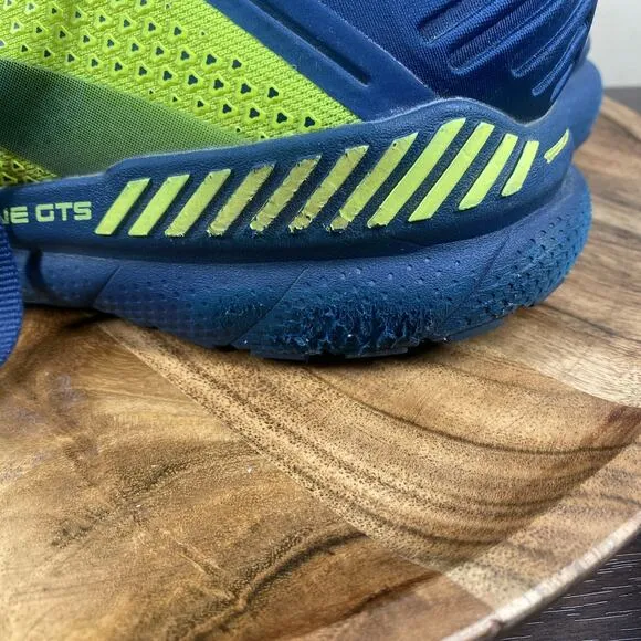 Brooks Adrenaline GTS22 Nightlife Titan Mens Neon Green Size 11.5 Running Shoes