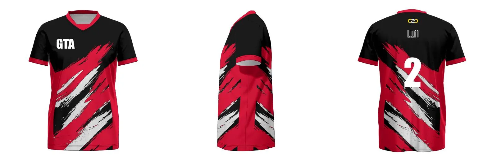 Brushes Soccer Jersey Design Your Own