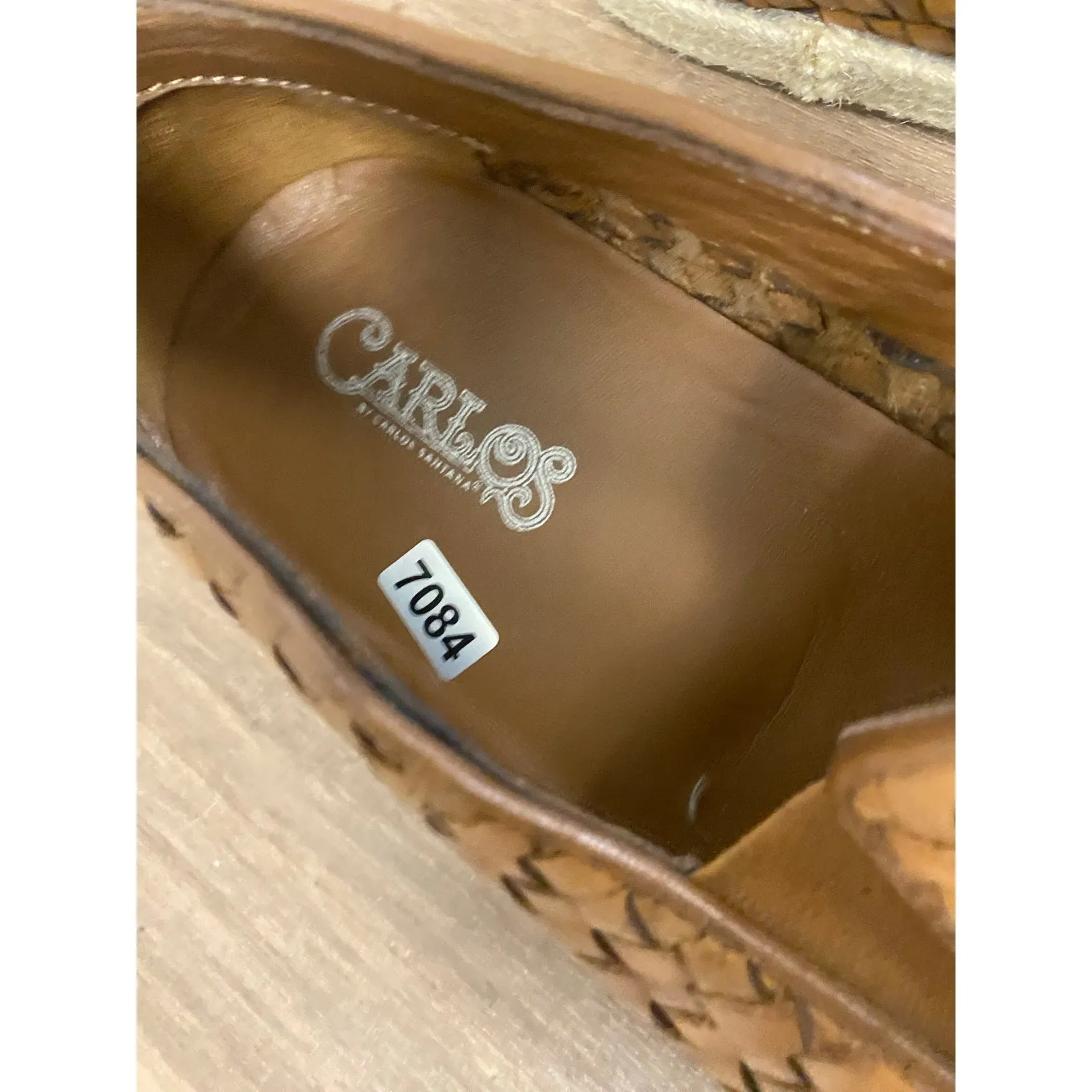 Carlos Interweave Slip On Shoes Sz 10