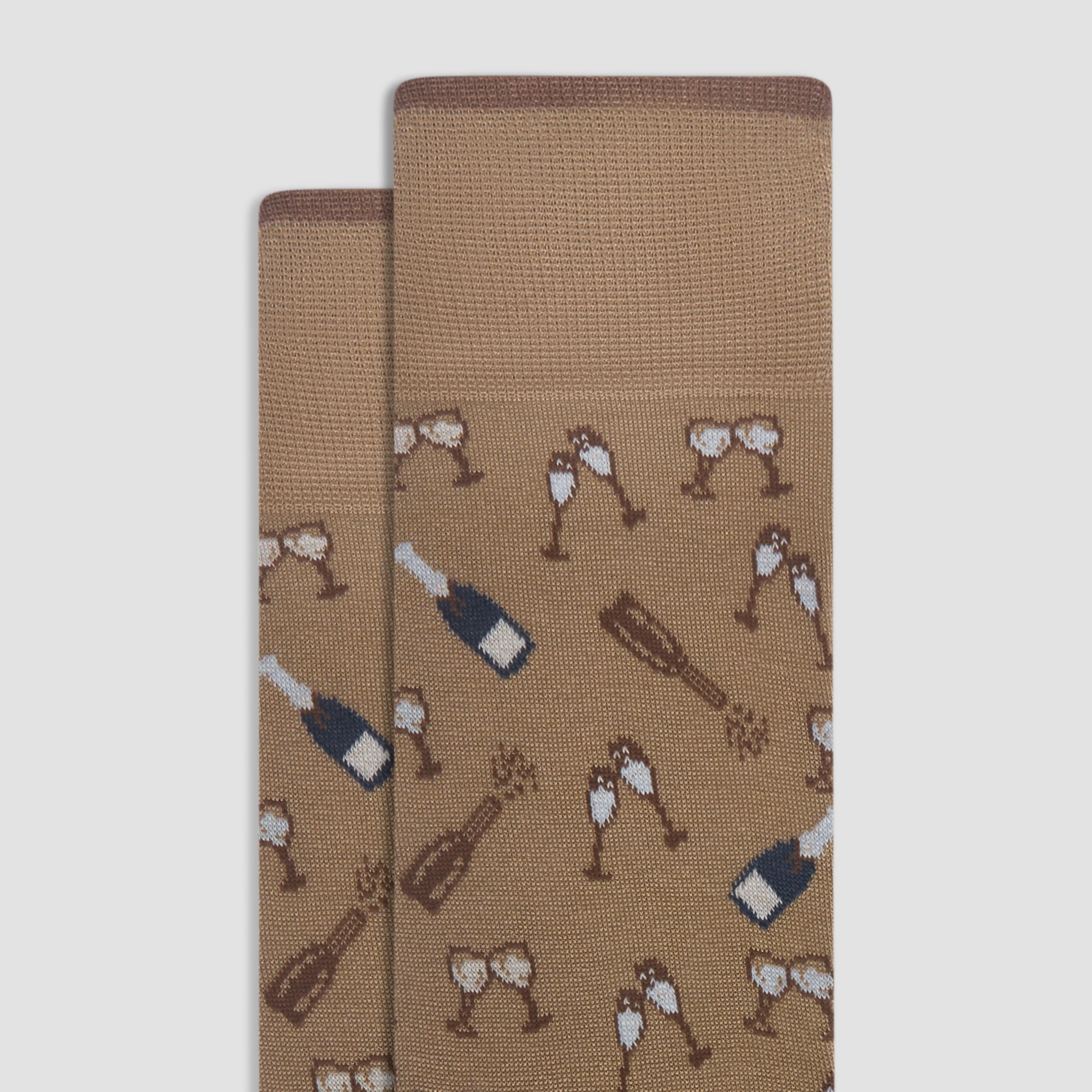 Champagne Mid-Calf Socks