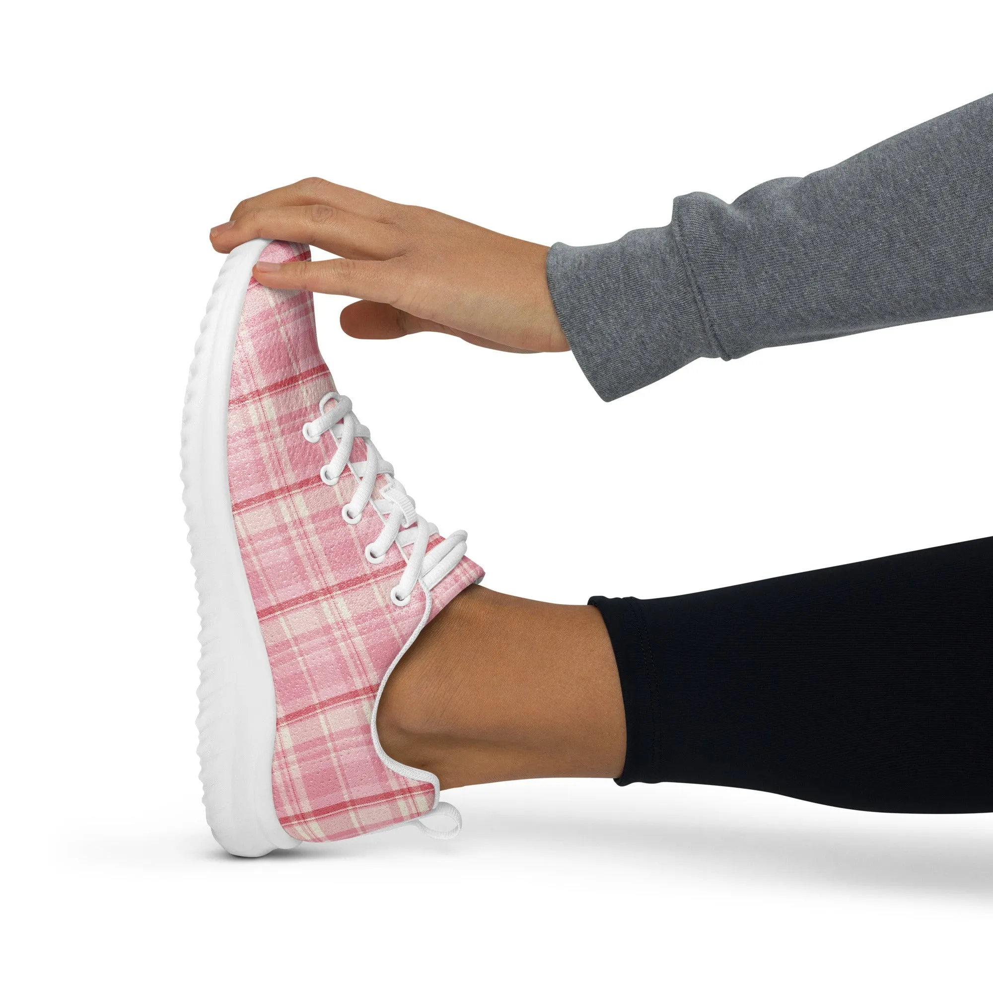 Checkered Charm Checkered Athletic Shoes