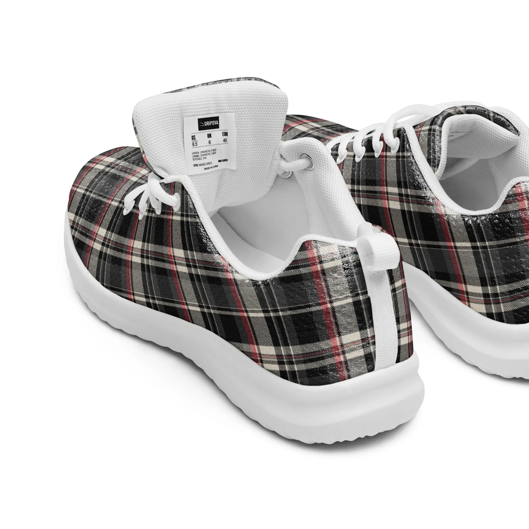 Checkered Charm Checkered Athletic Shoes
