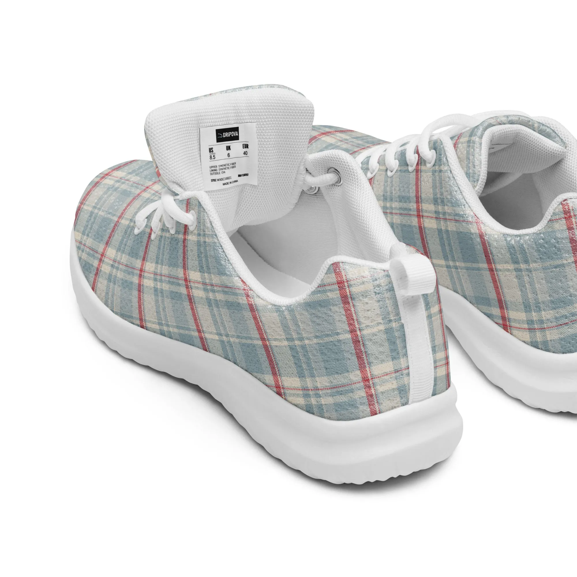 Checkered Charm Checkered Athletic Shoes