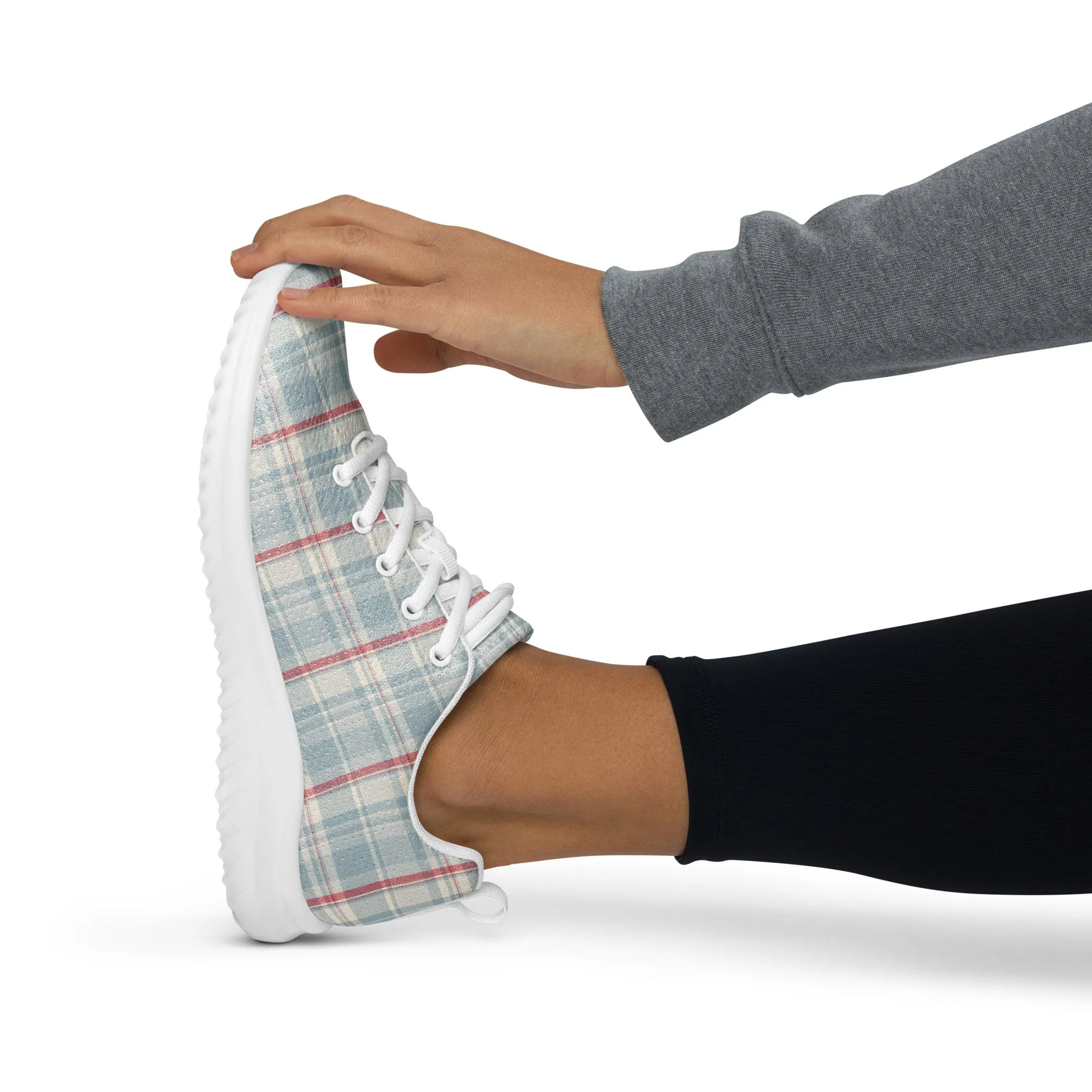 Checkered Charm Checkered Athletic Shoes