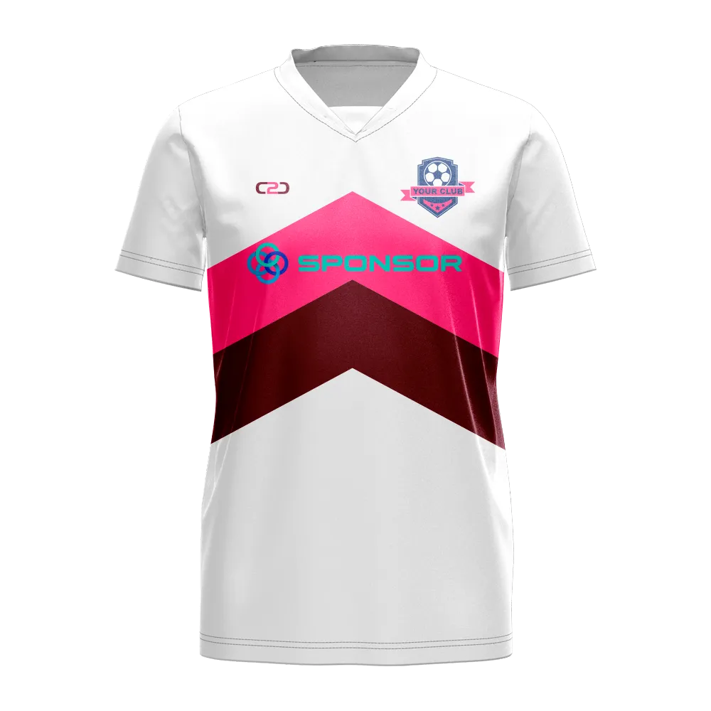Chevron Core Soccer Jersey Insert V Neck Design Your Own Custom